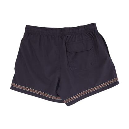 Purple Solid Swim Shorts