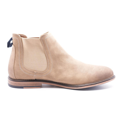 Colley Beige Suede Chelsea Boots