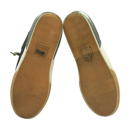 Zina Black Low Top Athletic Shoes