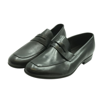 Black Leather Loafer Dress Shoes