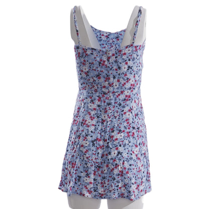 Blue Floral Mini Dress