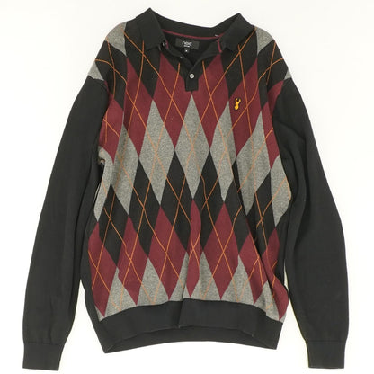 Multi Argyle Pullover Sweater