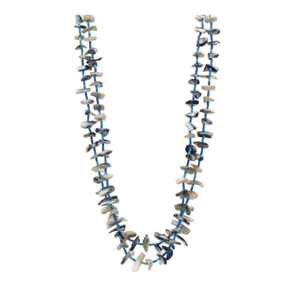 Native Style Double Strand Beaded Necklace