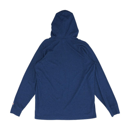 Blue Graphic Hoodie Pullover