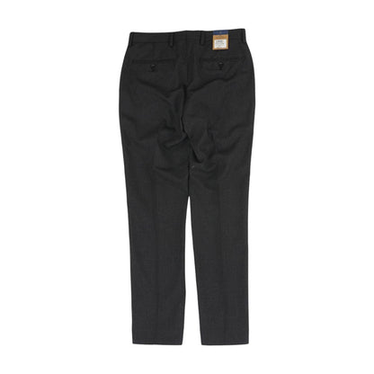 Gray Solid Dress Pants