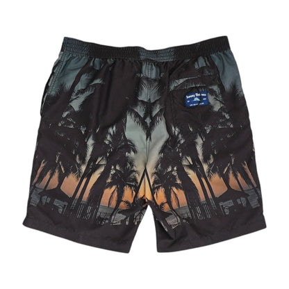 Brown Tropical Board Shorts