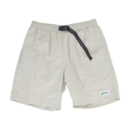 Beige Solid Swim Shorts