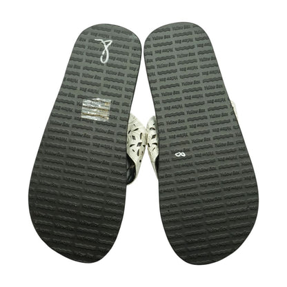 White Flip Flop Sandals