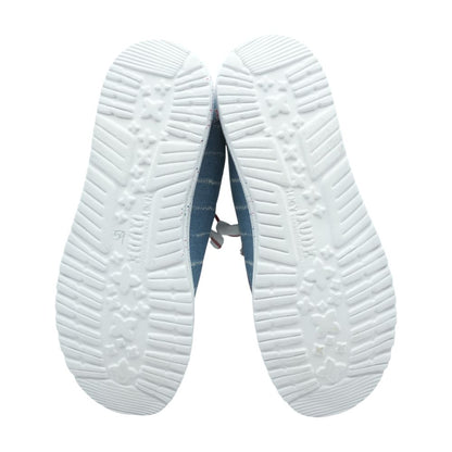 Blue Boat Shoe Flats