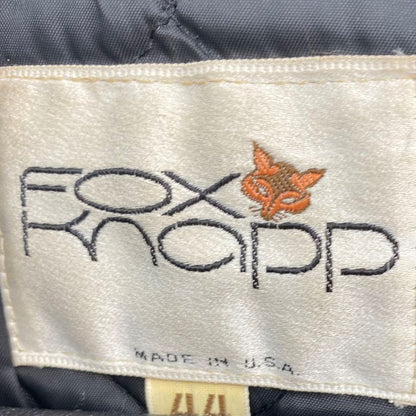 Vintage Black Double Breasted Solid Peacoat