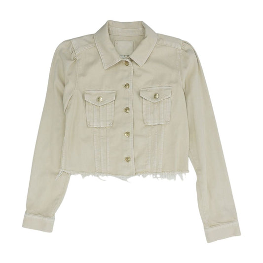 Beige Denim Jacket