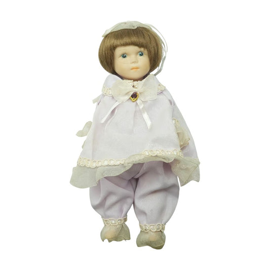 February Birthstone Porcelain Doll