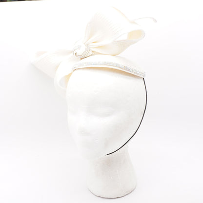 White Juliet Fascinator Hat