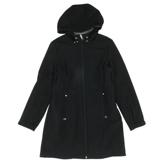 Black Solid Rain Jacket