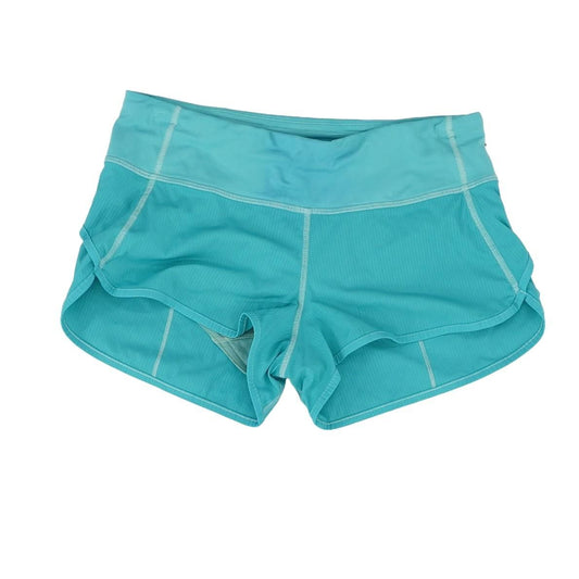 Turquoise Solid Active Shorts