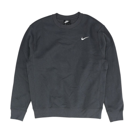 Gray Embroidery Detail Sweatshirt Pullover