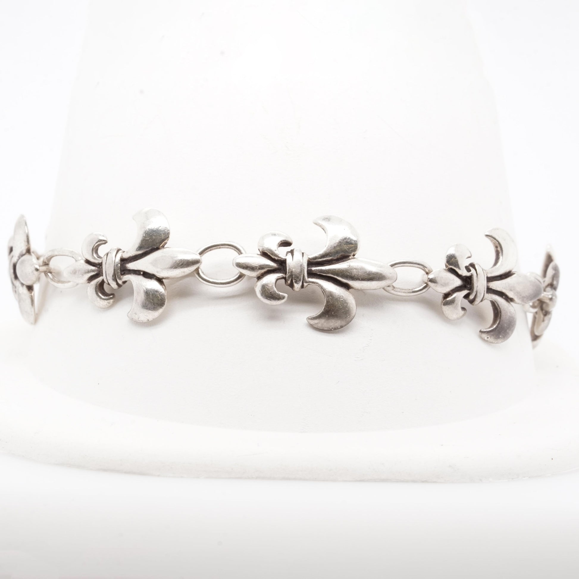 Louis Vuitton Style Sparkly Triple Fleur Earrings