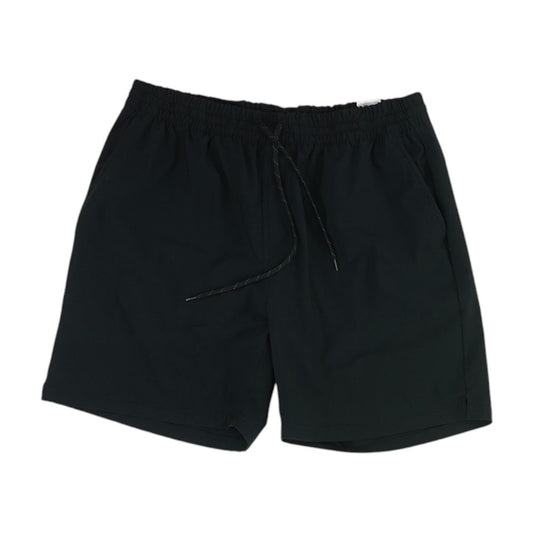 Black Solid Board Shorts