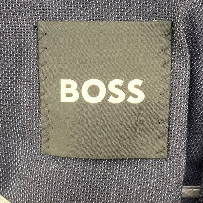 Navy Wool Blend 2pc Suit