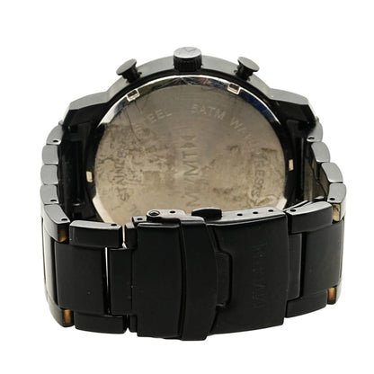 Black Chrono Ceramic Stainless Steel Watch