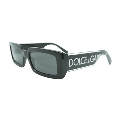 Black DG6187 Rectangle Sunglasses