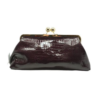 Burgundy Clutch