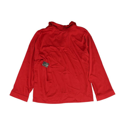 Red Solid Pajama Top