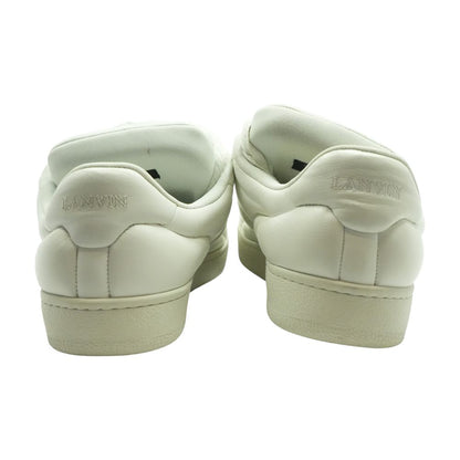 XL Curb White Leather Sneakers