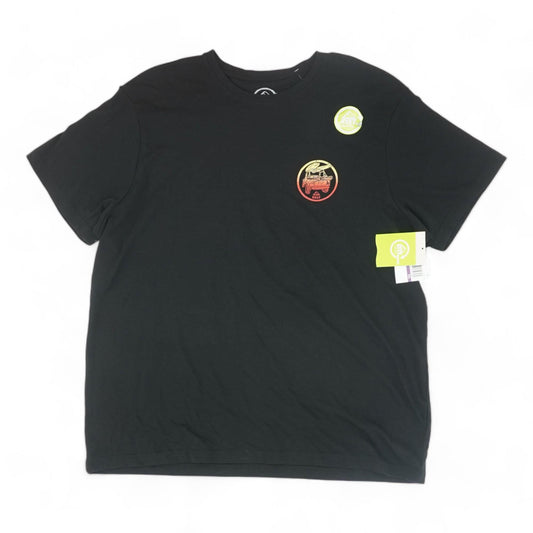 Black Graphic Crewneck T-Shirt