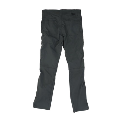 Gray Solid Five Pocket Pants