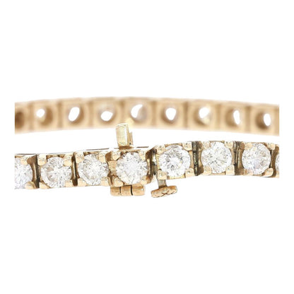 4.40 ct 14K Gold Lab Grown Diamond Tennis Bracelet