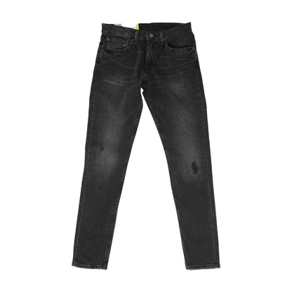 512 Black Tapered Jeans