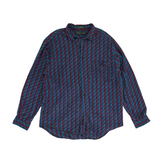 Multi Striped Long Sleeve Button Down