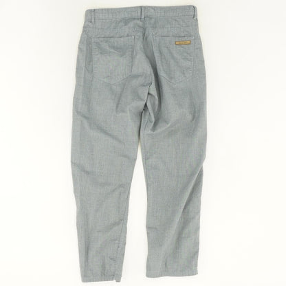 Gray Solid Five Pocket Pants