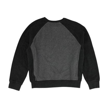 Gray Color Block Sweatshirt