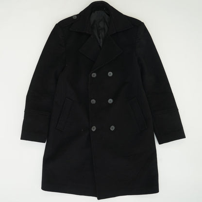 Black Peacoat Coat