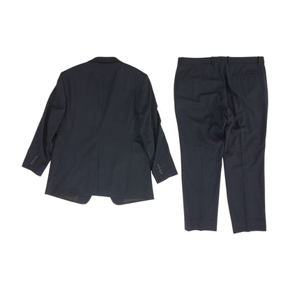 Navy Solid 2pc Suit