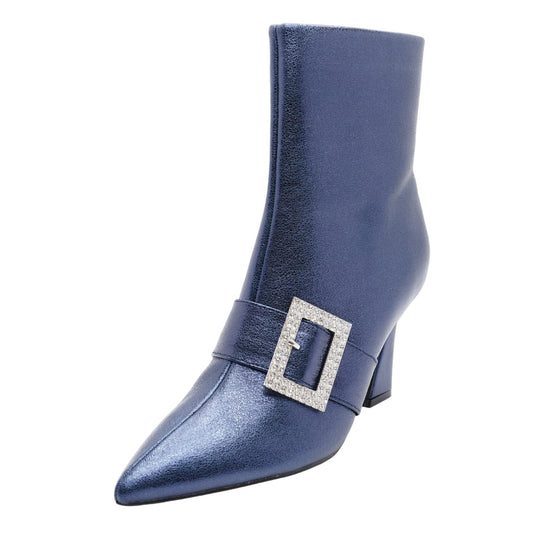 Skylah Blue Ankle Boots