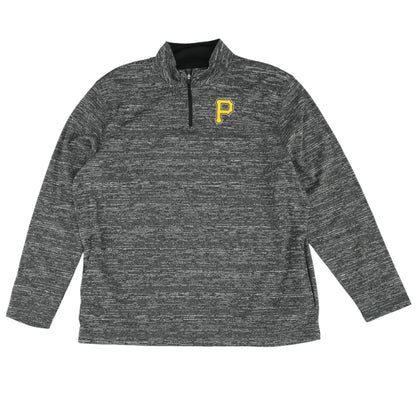 Gray Pittsburgh Pirates Baseball 1/4 Zip Pullover