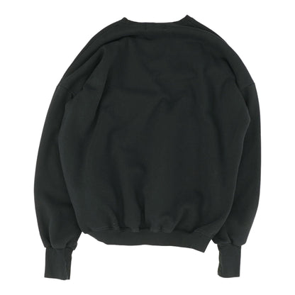 Black Solid Sweatshirt