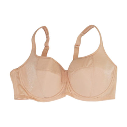 Peach Solid Bra