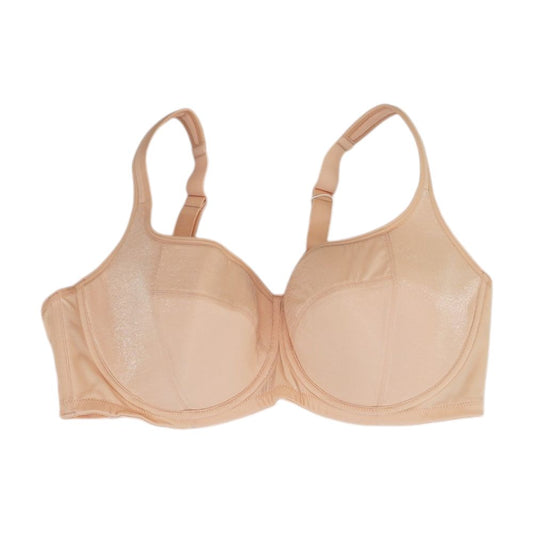 Peach Solid Bra