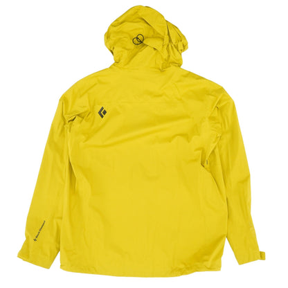 Yellow Solid Rain Jacket