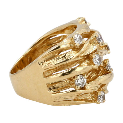 1.00 ct 14K Gold D'Oro Diamond Band
