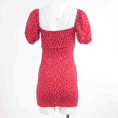 Red Polka Dot Mini Dress