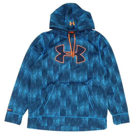 Blue Graphic Hoodie Pullover