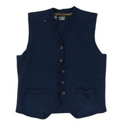 Navy Solid Vest Sweater
