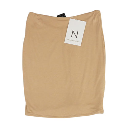 Tan Mini Skirt