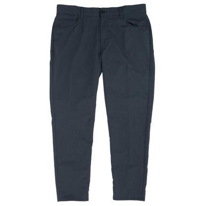 Gray Solid Five Pocket Pants