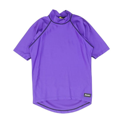 Purple Solid Swim Top